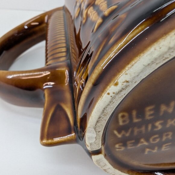 Seagram's 100 Pipers Scotch Blended Scotch Whisky Advertising Pub Jug Water Jug - Picture 7 of 7